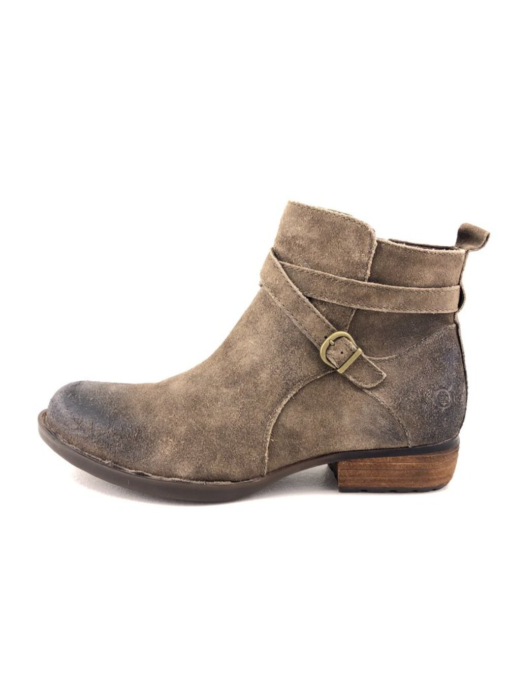 Born Faywood Brown Leather Ankle Boots 8M